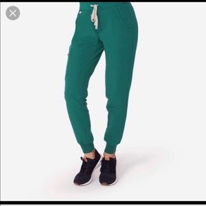 FIGS hunter green Zamora Jogger limited edition